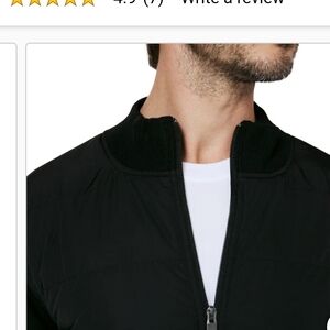 NFINITY Men's Classic Black Puffer Jacket